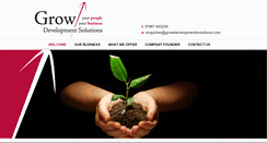 Desktop Screenshot of growdevelopmentsolutions.com