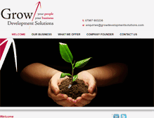 Tablet Screenshot of growdevelopmentsolutions.com